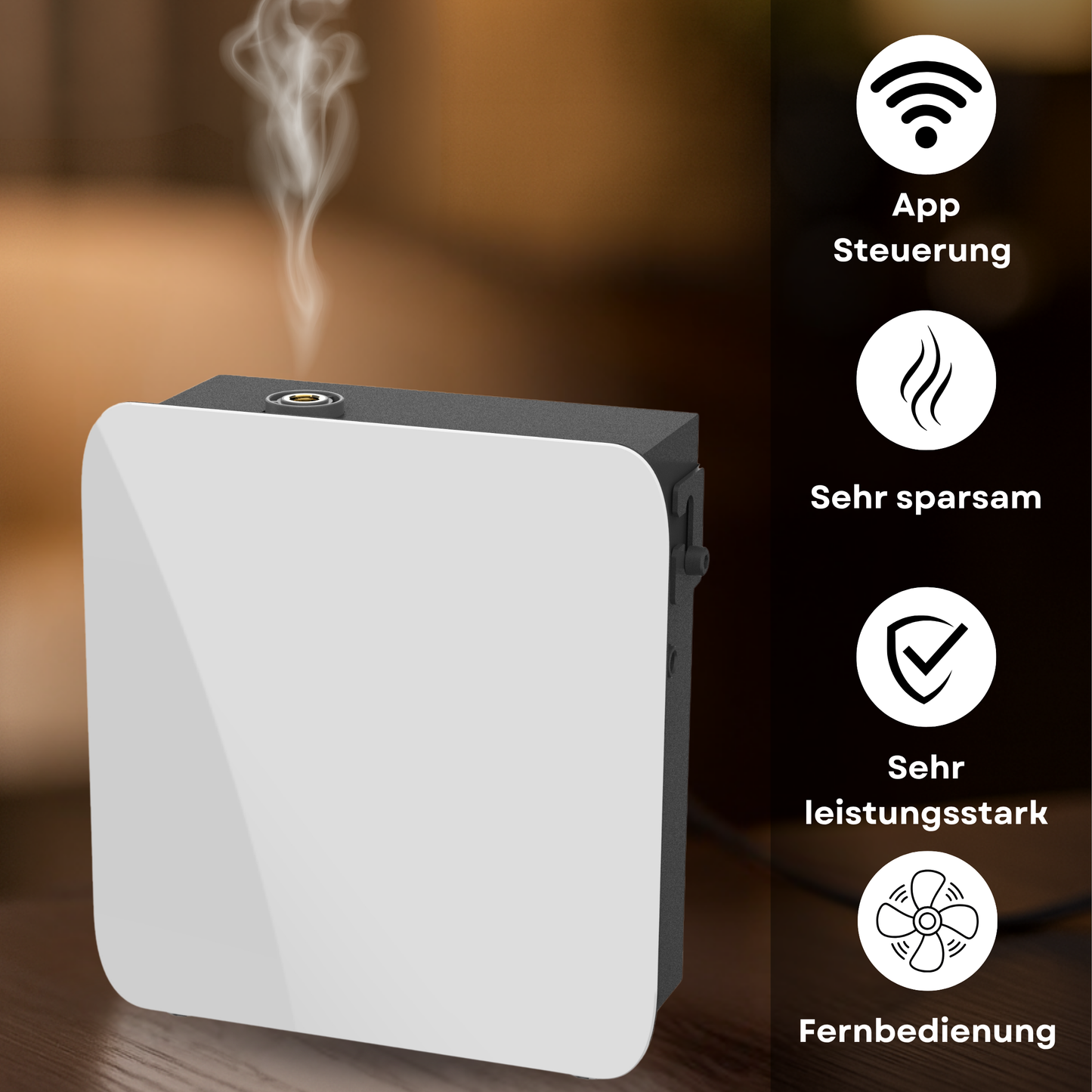 Aroma Diffuser Wasserlos Bluetooth A300 HVAC  <450 m2