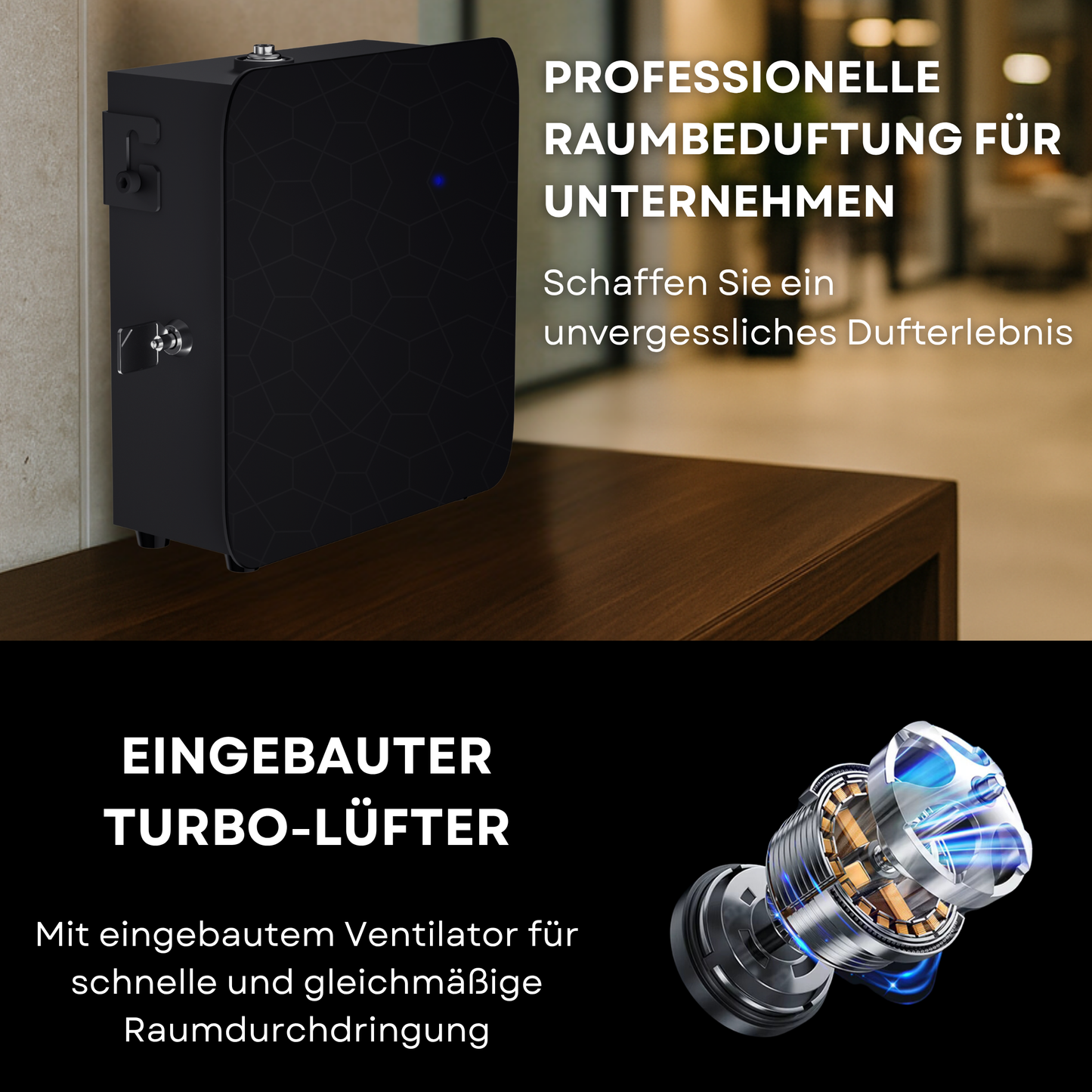 Aroma Diffuser Wasserlos Bluetooth A300 HVAC  <450 m2
