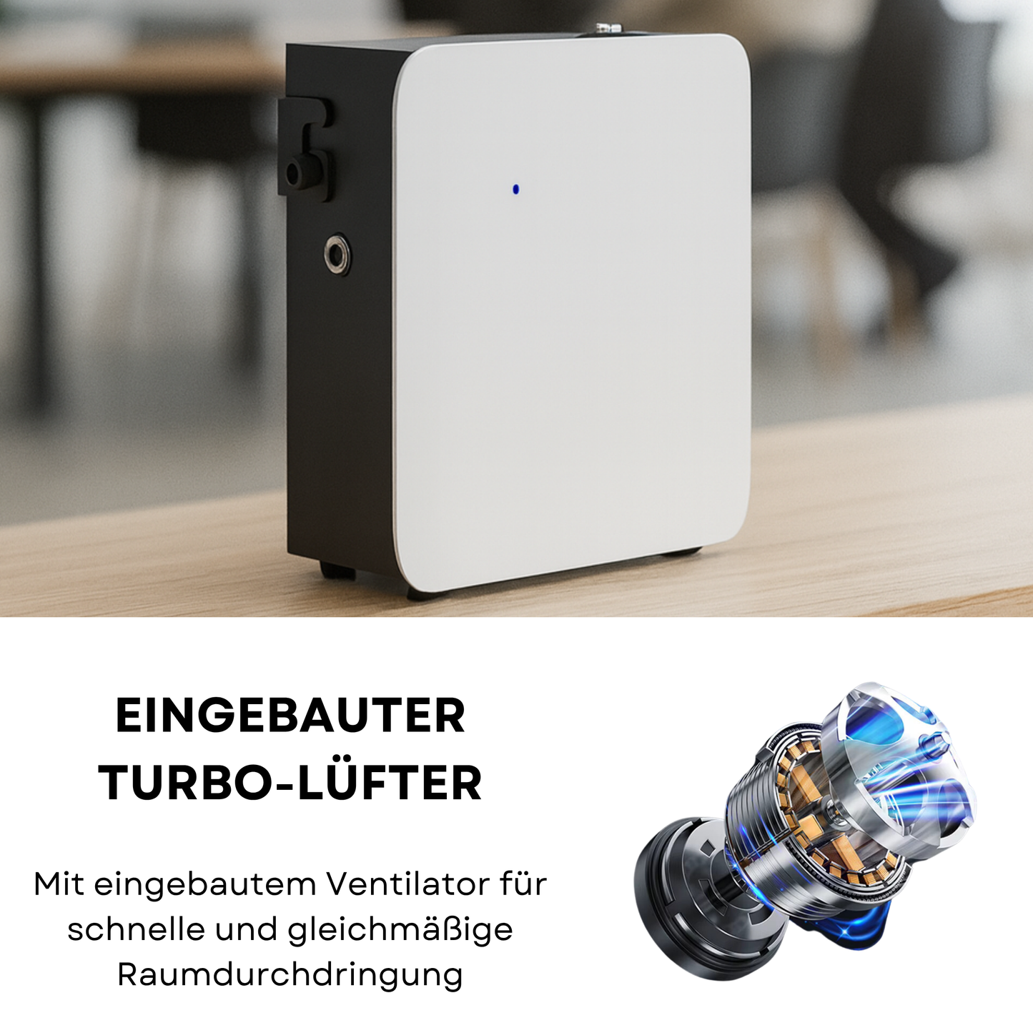 Aroma Diffuser Wasserlos Bluetooth A300 HVAC  <450 m2