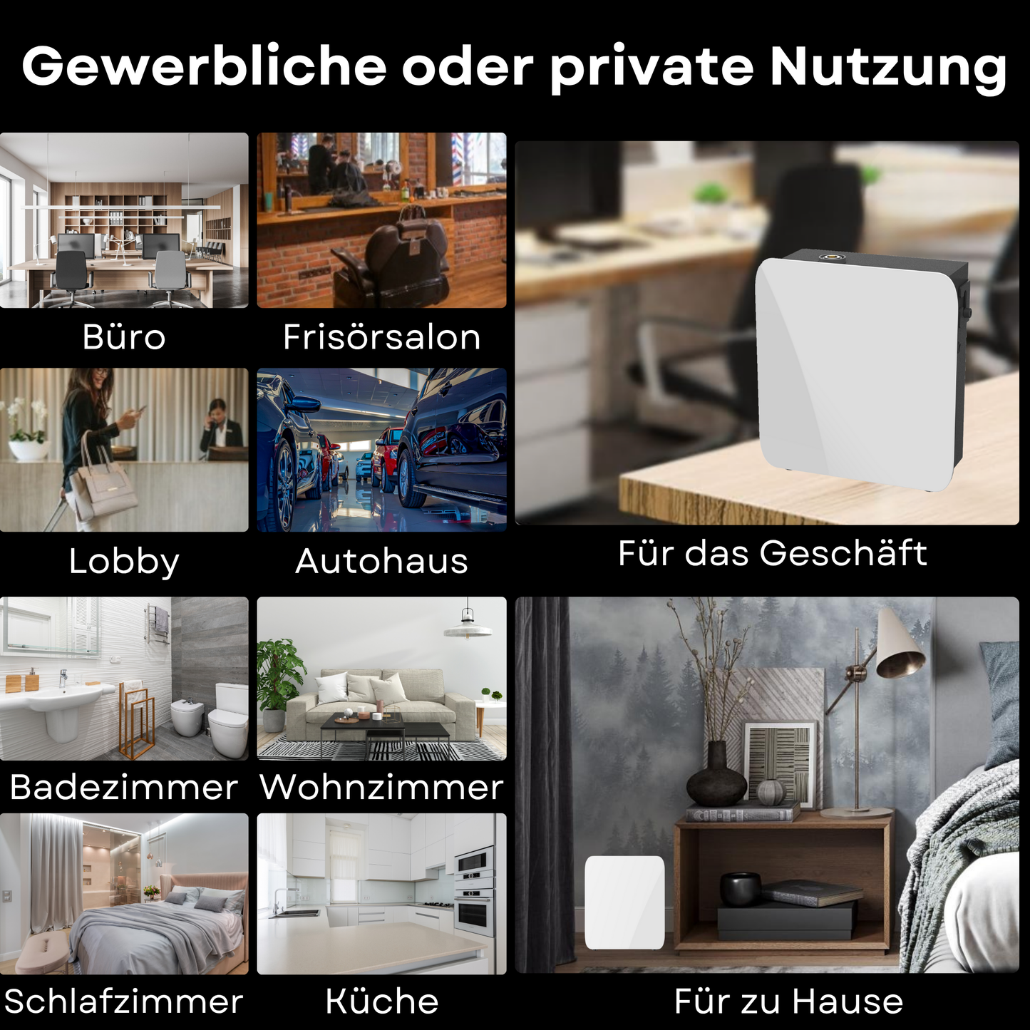 Aroma Diffuser Wasserlos Bluetooth A300 HVAC  <450 m2