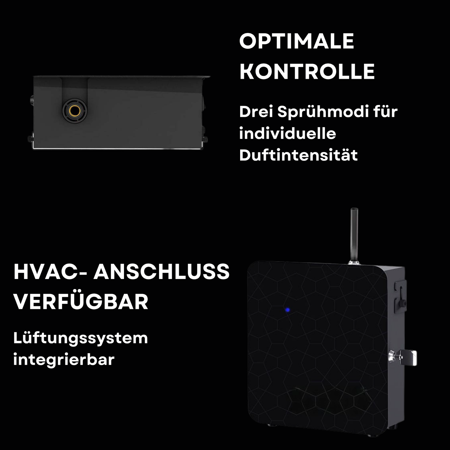 Aroma Diffuser Wasserlos Bluetooth A300 HVAC  <450 m2