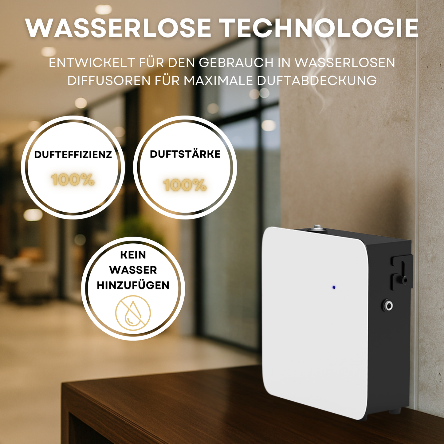 Aroma Diffuser Wasserlos Bluetooth A300 HVAC  <450 m2
