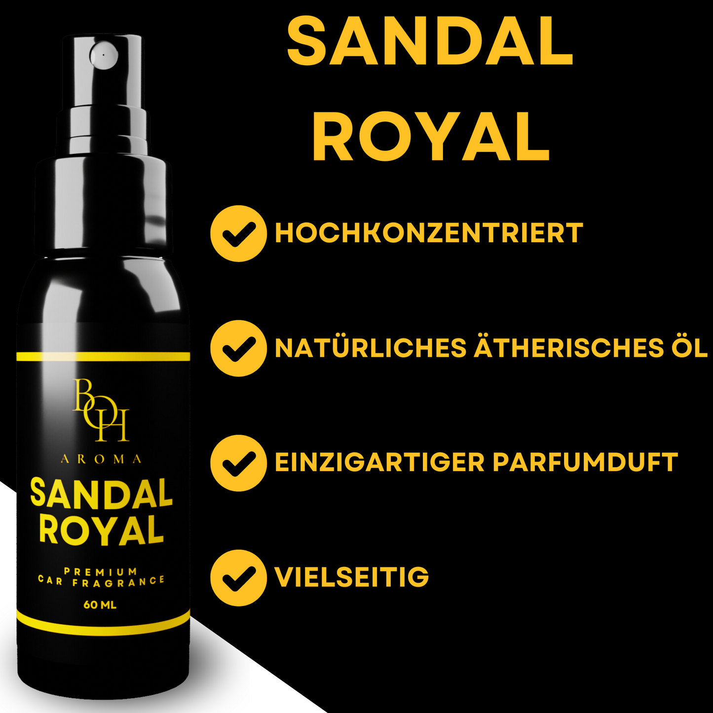 Auto-Duftspray "SANDAL ROYAL", 60 ml