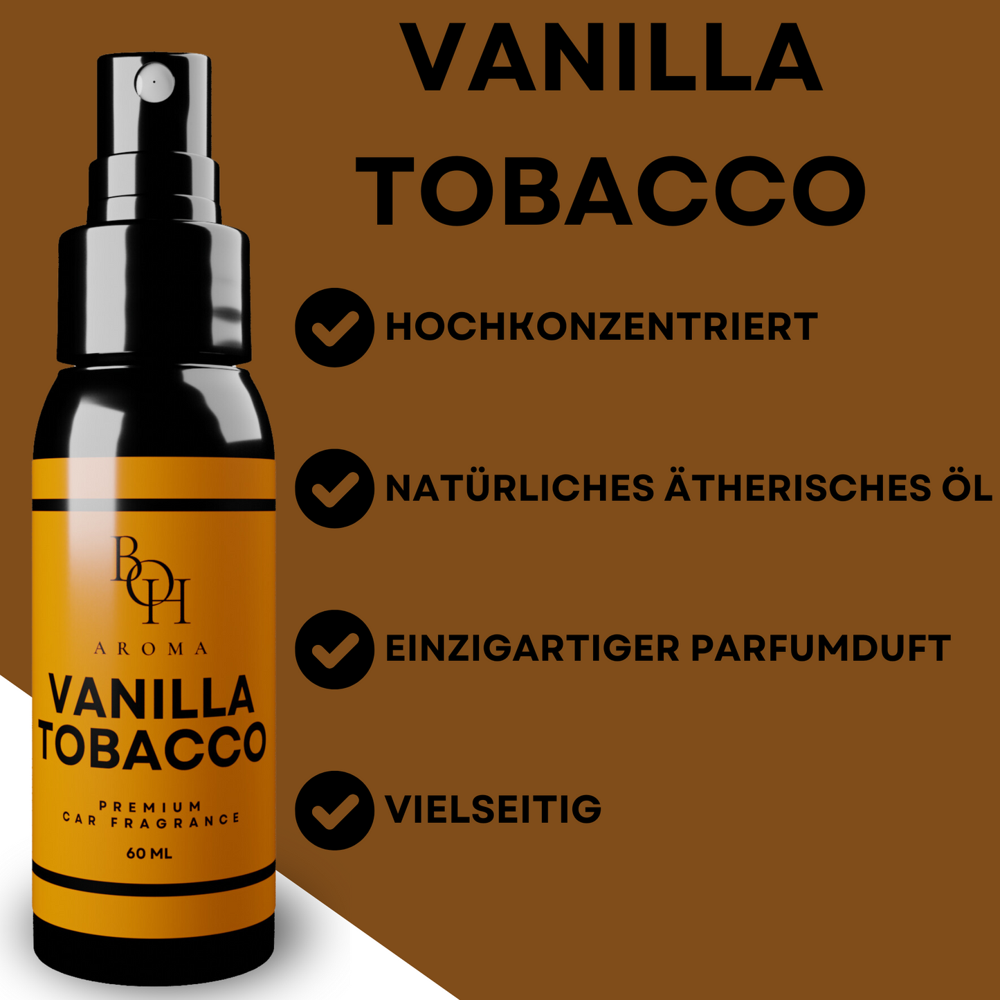 Auto-Duftspray "VANILLA TOBACCO", 60 ml