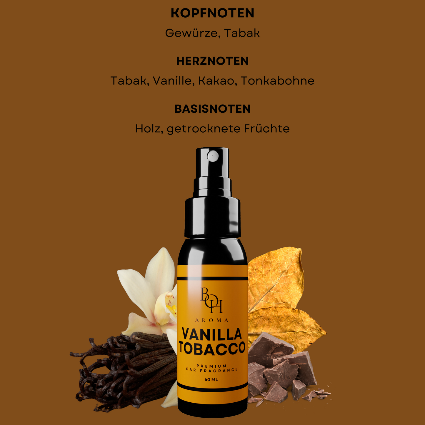 Auto-Duftspray "VANILLA TOBACCO", 60 ml