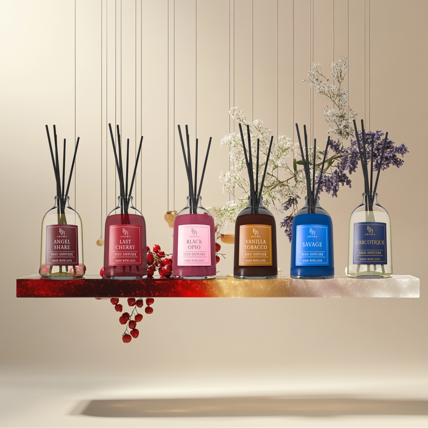 Raumduft Duftstäbchen "BLACK OPIO"