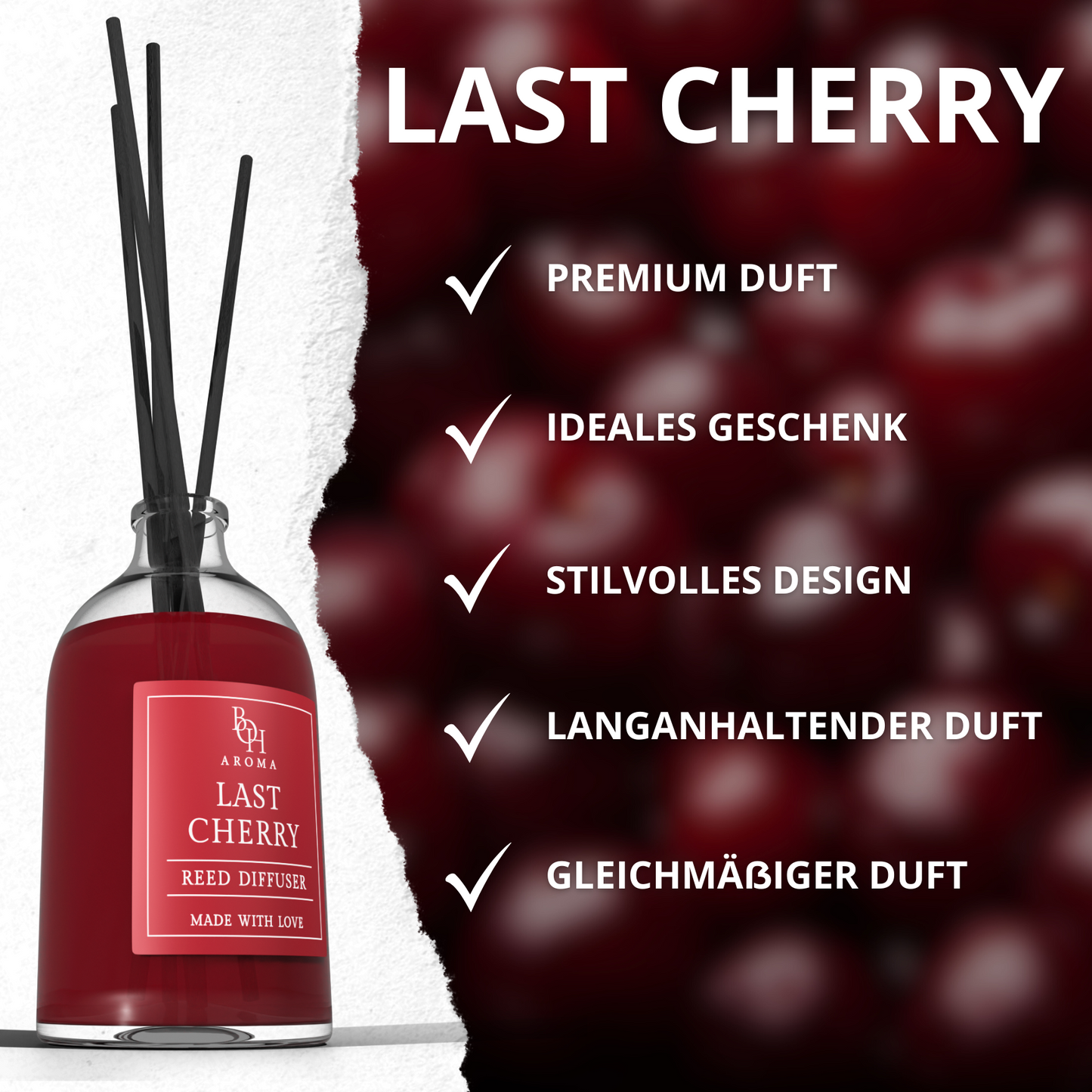Raumduft Duftstäbchen "LAST CHERRY"