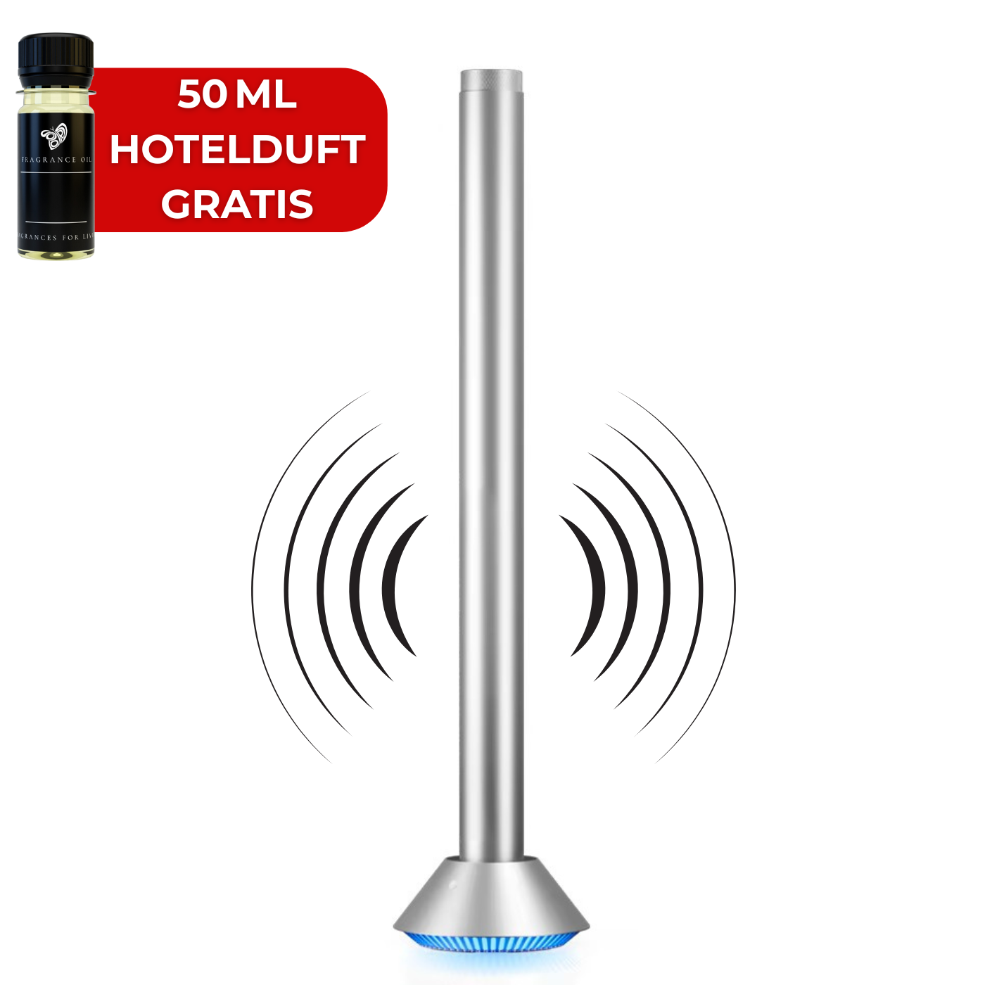 Aroma Diffuser mit Lautsprecher Wasserlos L101 <100 m2