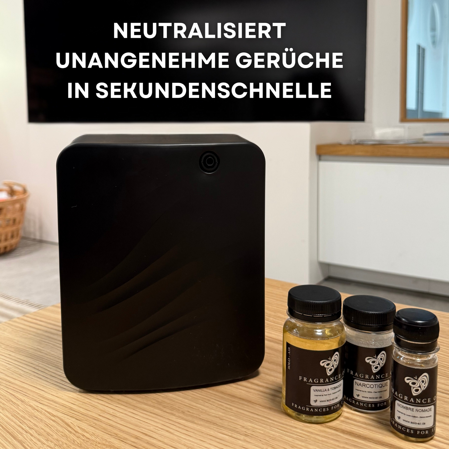 Aroma Diffuser Wasserlos Bluetooth CH119 Schwarz <150 m2