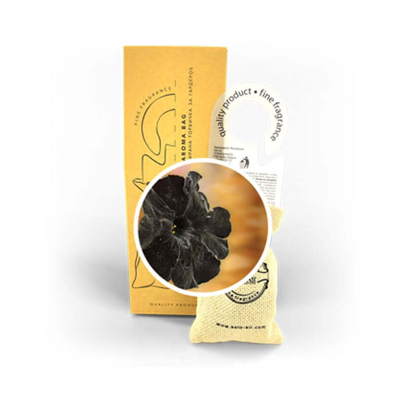 Aromatisiertes Kleidersäckchen "BLACK FLOWER"