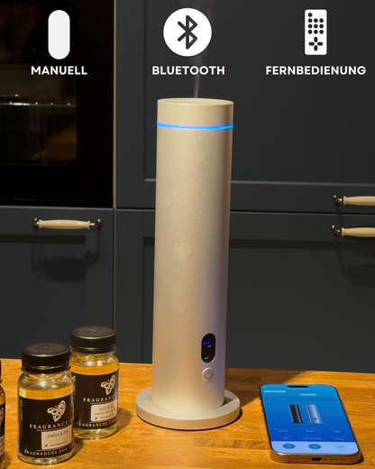 Aroma Diffuser wasserlos CH124 mit Bluetooth und Fernbedienung