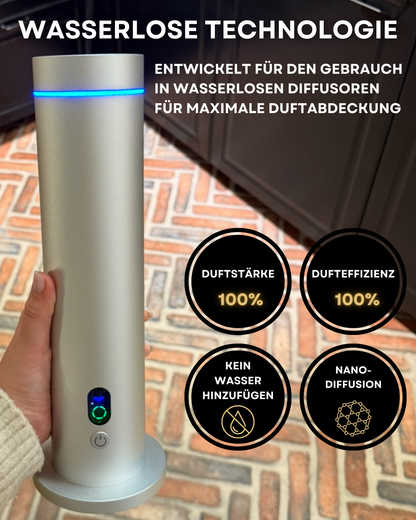 Aroma Diffuser wasserlos CH124 Silber Technologie