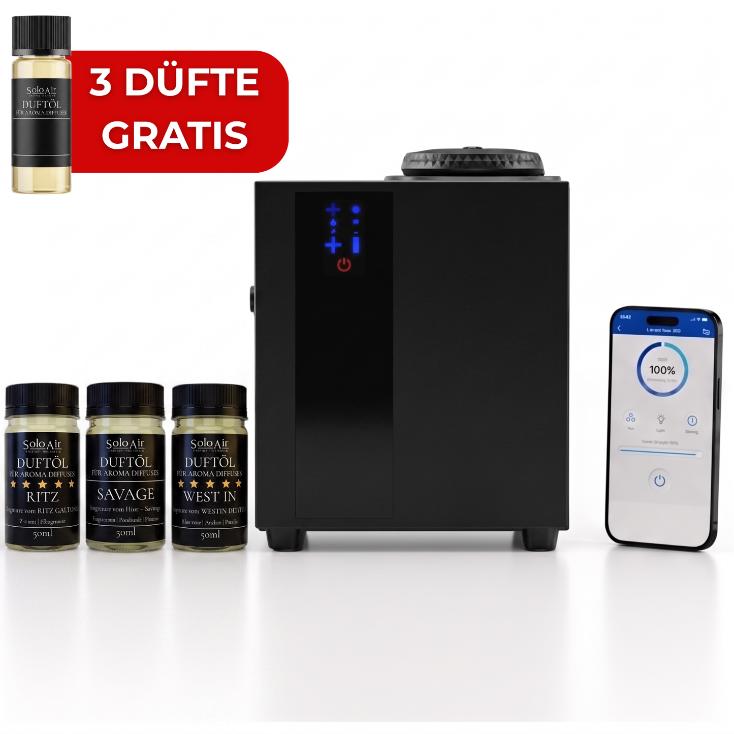 Aroma Diffuser Wasserlos Bluetooth A200 HVAC