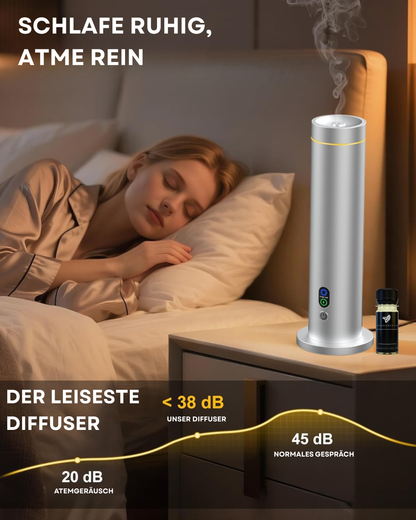 Aroma Diffuser CH124 Silber der leiseste