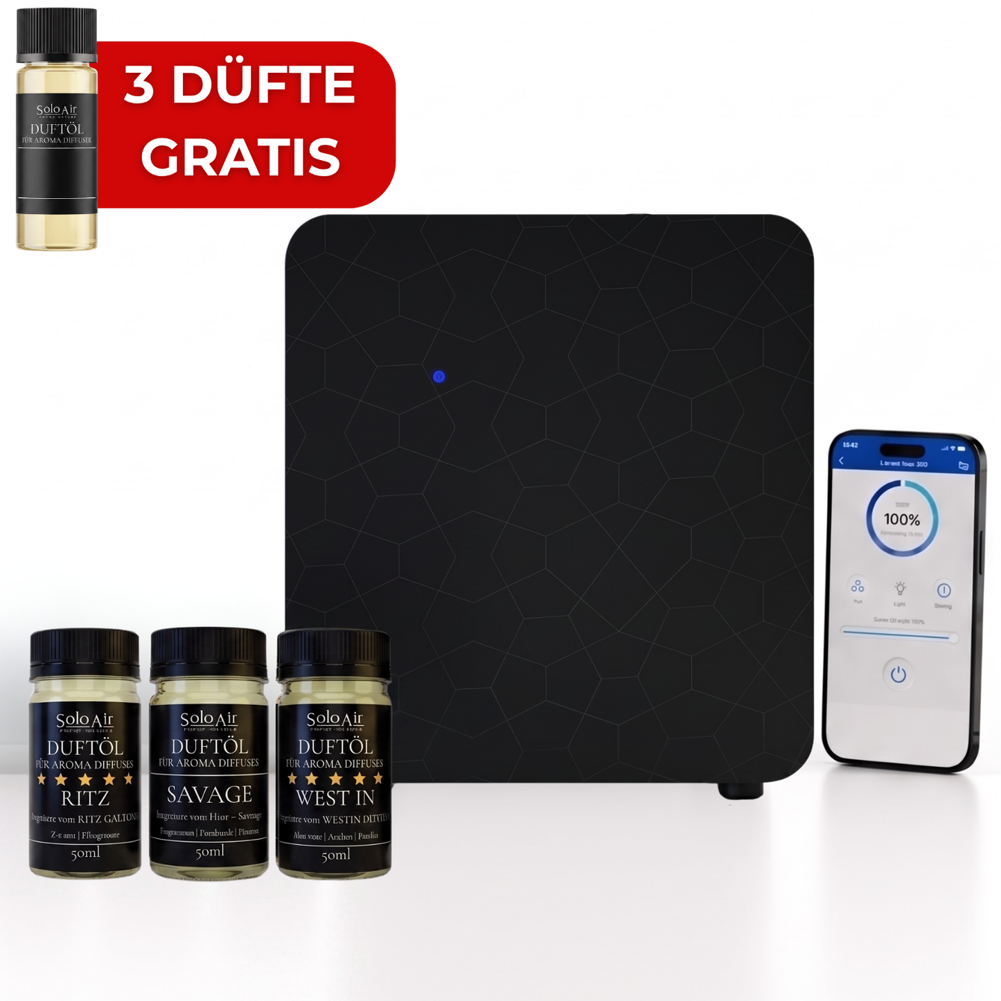 Aroma Diffuser Wasserlos Bluetooth A300 HVAC