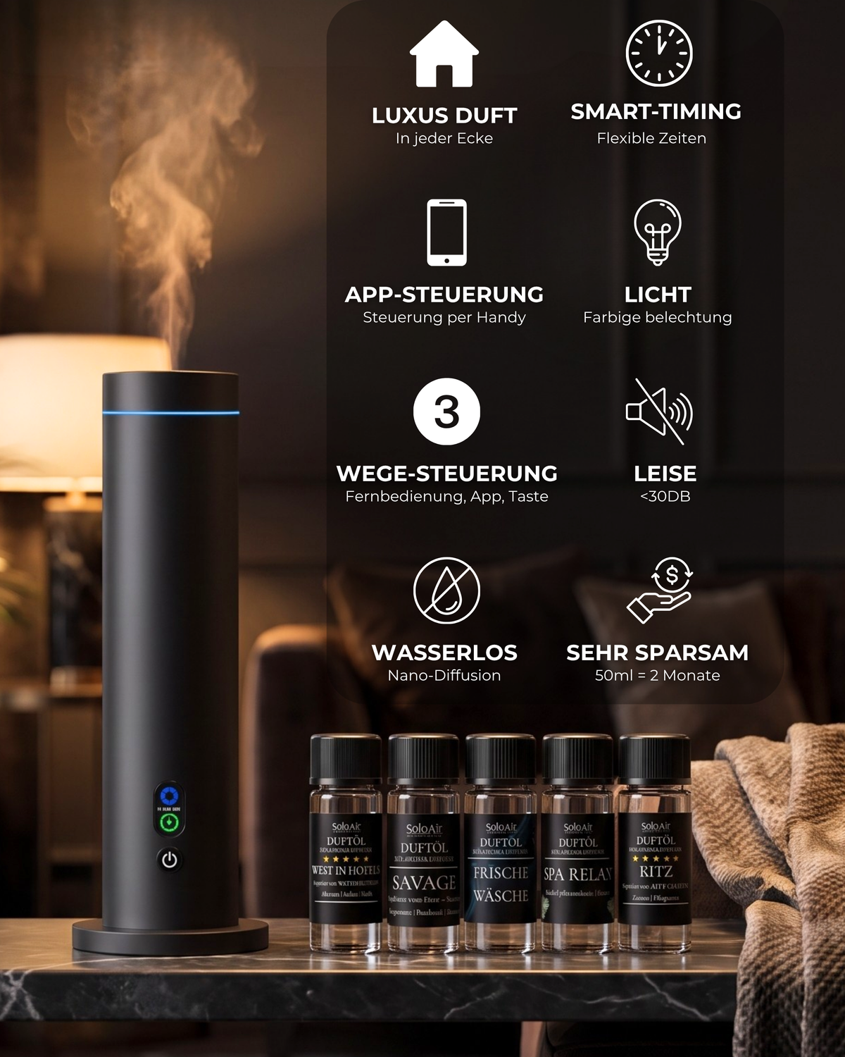 Aroma Diffuser Wasserlos CH124