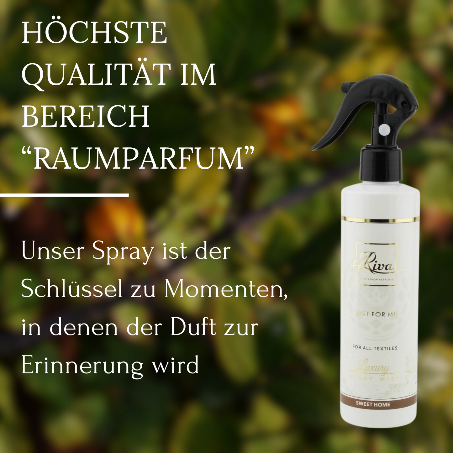 Raumspray für Textilien "SWEET HOME" 250 ml