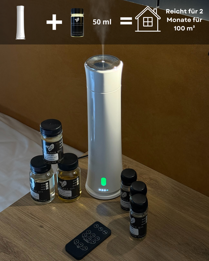 Aroma Diffuser Wasserlos Fernbedienung CH100 Weiß <100 m2