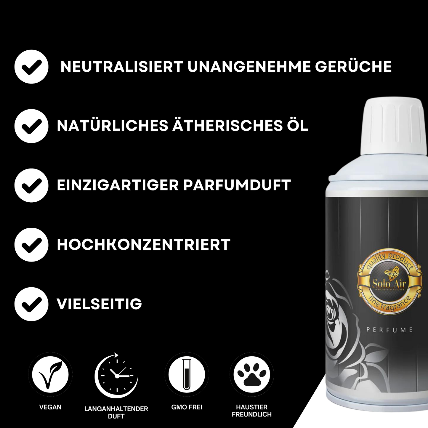 Duftspray "BLACK FLOWER" 250 ml