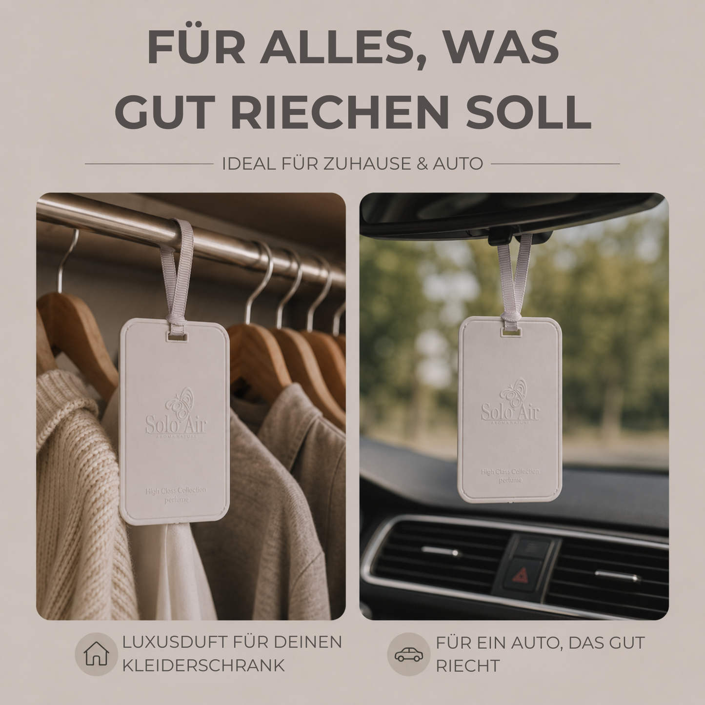 Duftkarte für Auto & Zuhause