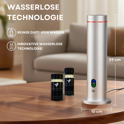 Aroma Diffuser Wasserlos Bluetooth/Fernbedienung CH124 Silber <100 m2