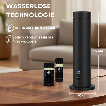 Aroma Diffuser Wasserlos Bluetooth/Fernbedienung CH124 Schwarz <100 m2