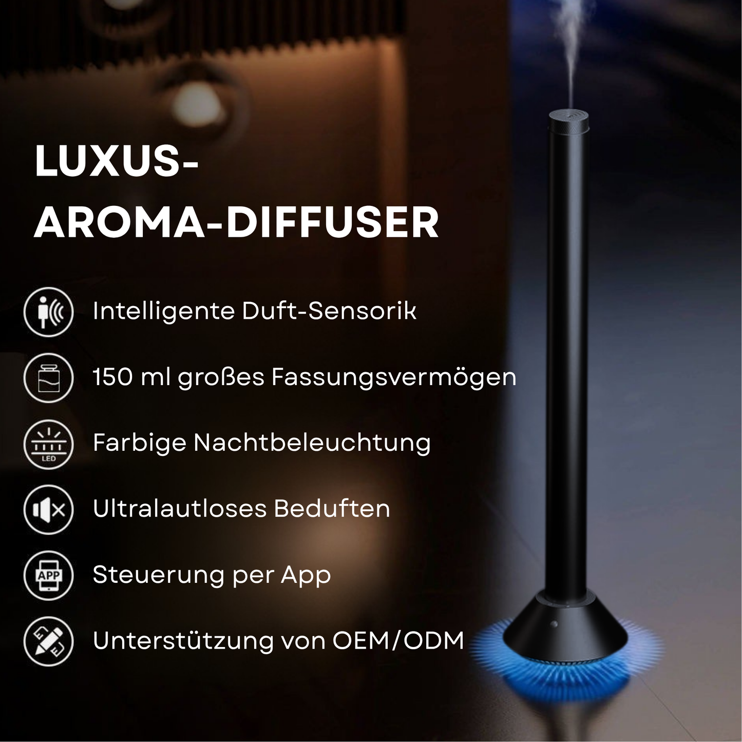 Aroma Diffuser Wasserlos L100 <100 m2