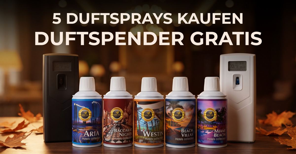 Duftspray & Duftspender – Automatische Raumbeduftung –
