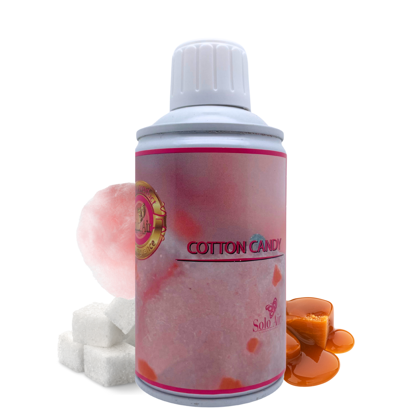 Raumspray und Duftkerzen mit Süßigkeiten-Aroma: Marshmallow und Zuckerwatte
