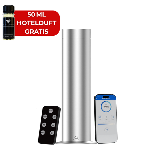 Aroma Diffuser Wasserlos CH150 Silber <100 m2