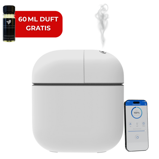 Duftdiffuser Wasserlos Bluetooth CH118 Weiß <150 m2