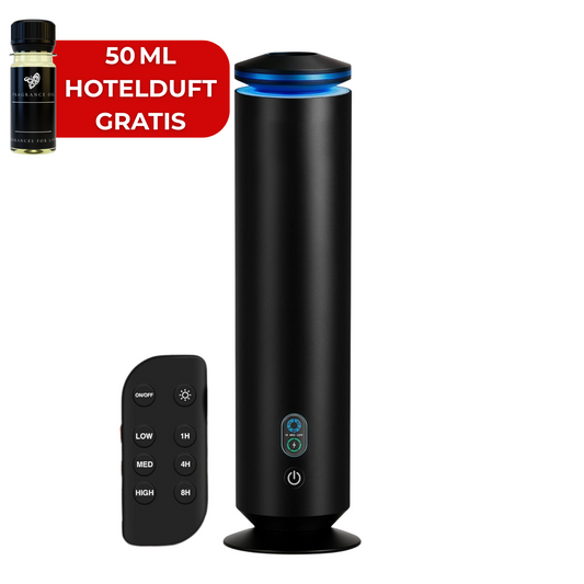 Aroma Diffuser Wasserlos Fernbedienung CH123 Schwarz <100 m2