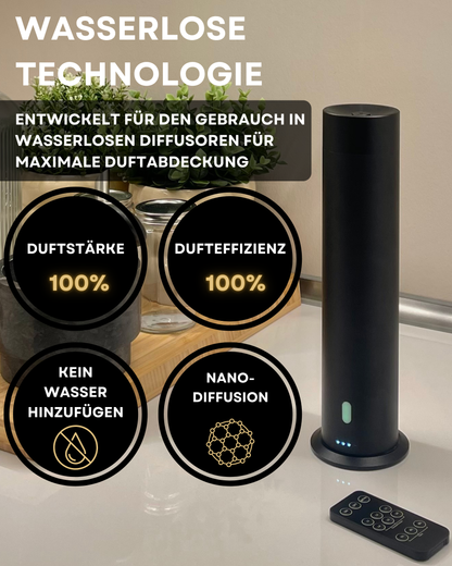 Aroma Diffuser Wasserlos Wi-Fi/Fernbedienung CH124 Schwarz <100 m2