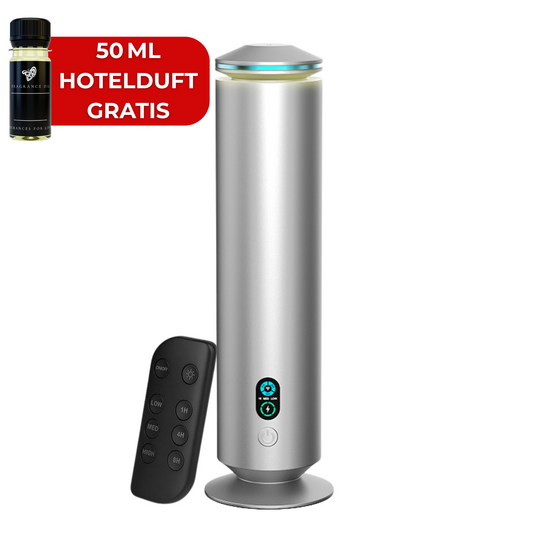 Aroma Diffuser Wasserlos Fernbedienung CH123 Silber <100 m2