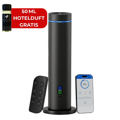 Aroma Diffuser Wasserlos Bluetooth/Fernbedienung CH124 Schwarz <100 m2