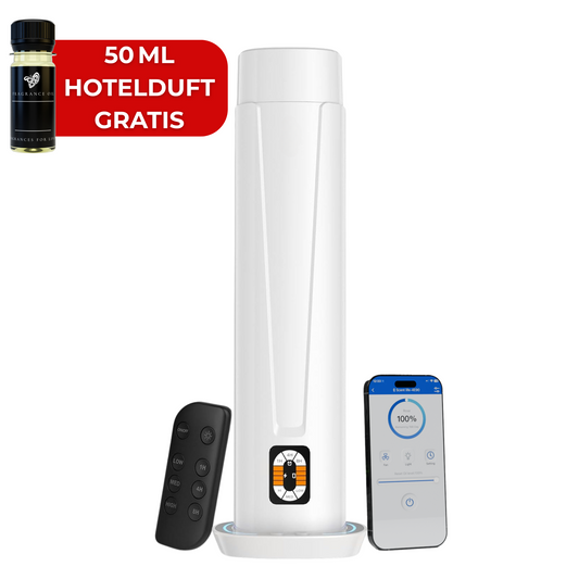 Aroma Diffuser Wasserlos WI-FI/Fernbedienung CH101 Weiß <100 m2