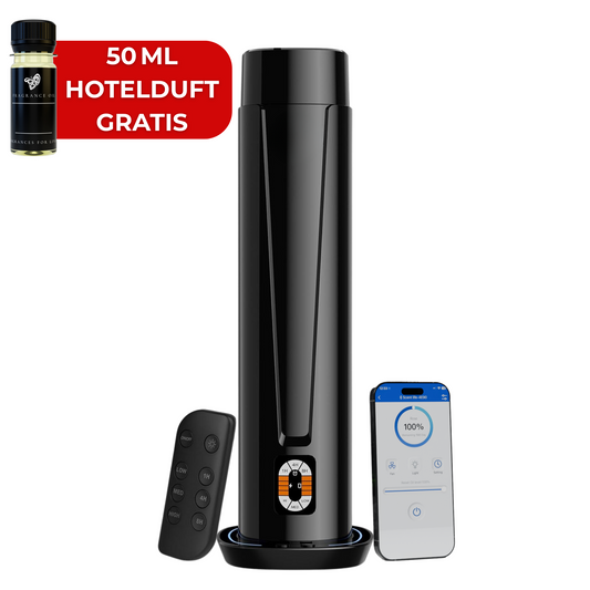 Aroma Diffuser Wasserlos WI-FI/Fernbedienung CH101 Schwarz <100 m2